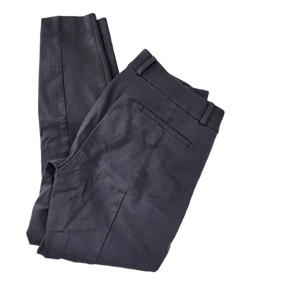 Ann Taylor Loft Womens Pants Size 6 Blue Marisa Skinny Fit Ankle Slacks Trousers - Picture 3 of 8